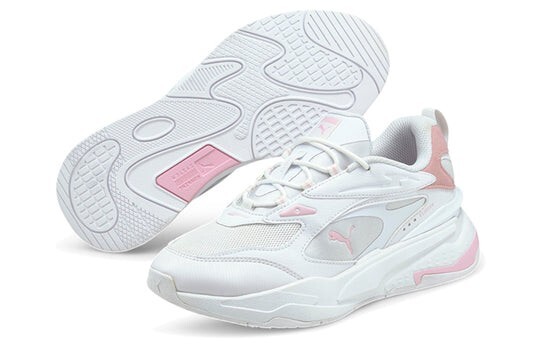 Puma RS-Fast Tonal Low Womens Casual Sneaker Shoes White Pink 375639-03 UK  5 | eBay UK
