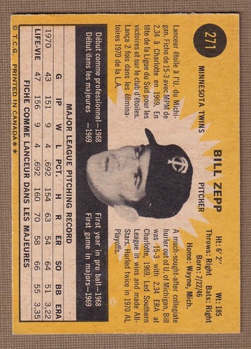 Béisbol OPC 1971 (265-393) * Tú eliges * Condiciones enumeradas - Imagen 5 de 94
