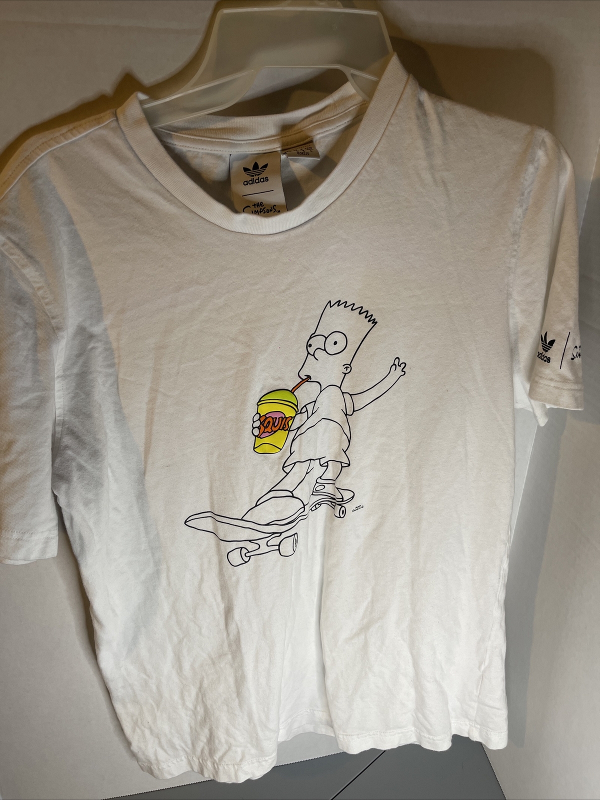 Adidas X The Simpsons BART Squishee Graphic Tee Men's T-Shirt HA5811 Sz S  for sale online | eBay