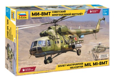 1:48 Zvezda #4828 - MIL MI-8MT Soviet Multipurpose Helicopter