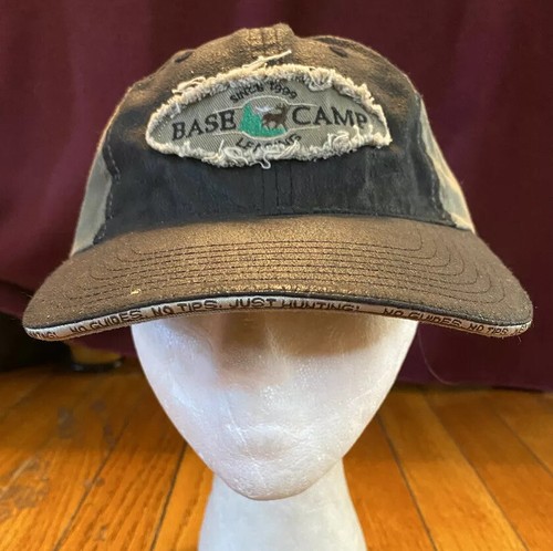 Base Camp Black snapback dad hat 