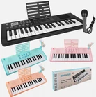 Piano Keyboard for kids 37 key digital music keyboard w/ microphone USB Xmas Toy