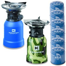 Campingkocher für Stechkartuschen Notfallkocher 190gr Stove Kocher Butangas camp