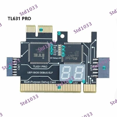 TL631 PRO PC PCI-E.Mini LPC Motherboard Diagnostic Analyzer Tester Debug Card