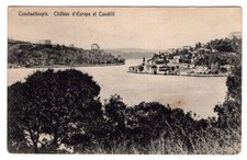 Turkey 1921 Beautiful Map VIEW Constantinople (AA9825