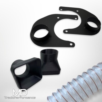 Bremskühl Set passend bei BMW E30 M-Technik 2 Stoßstange 60mm Ankerblech Tuning