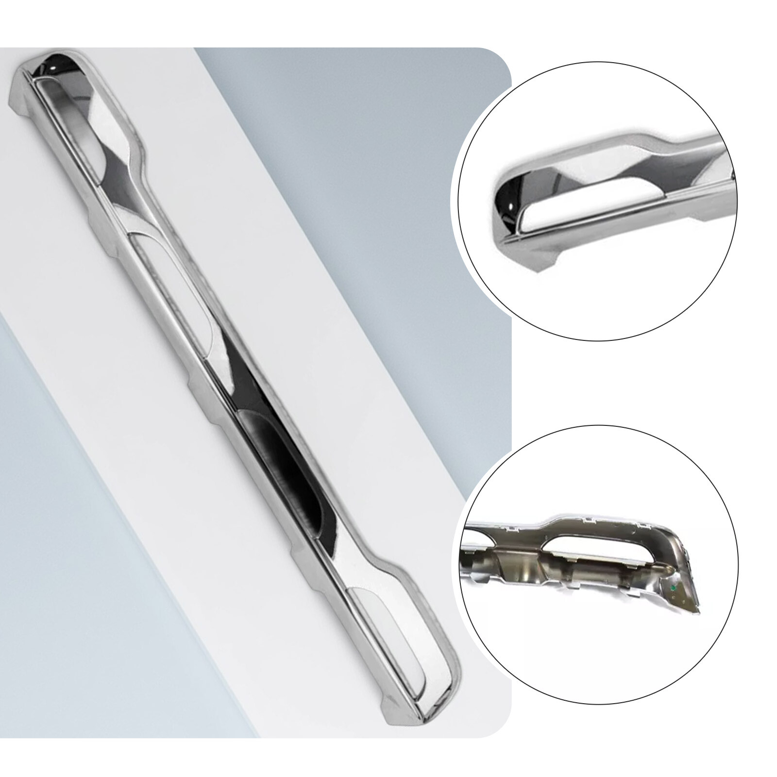 New Front Bumper Lower Panel Skid Plate Molding Chrome For 2020- 2023 Glb 250 zD