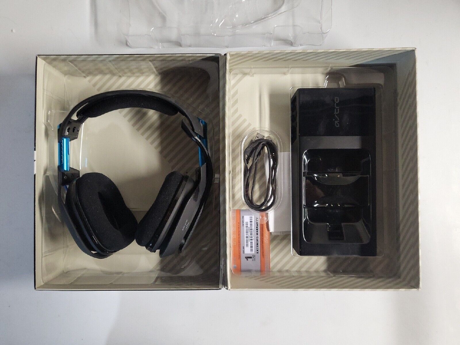 Astro Gaming A50 Headset &amp; Base Station for PS5 &amp; PC Black/Blue | eBay