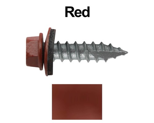 #14 x 1" METAL ROOFING SCREWS: Colored Metal Roofing Screw & Siding Screw - Picture 33 of 39