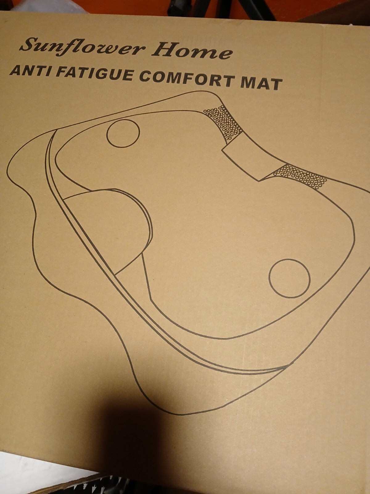 Anti-Fatigue Standing Desk Mat Ergonomic By Sunflower Home For Kitchen, Office-image