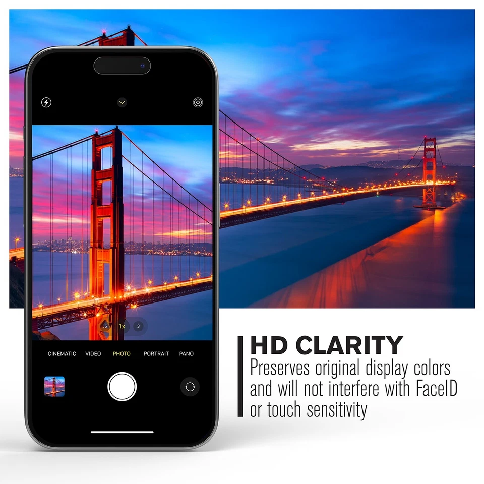 Vena 3 x HD прозрачный закаленное стекло протектор экрана предохранитель для Apple iPhone 16 15 - Изображение 4 из 4