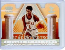 2022-23 Panini Crown Royale Asia OSCAR ROBERTSON Pillars of Game Silver Holo /18