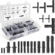 113 Pieces Vacuum Connector Assortment Automotive Vacuum Tubing Hose Nylon Kit 113 Pieces Vacuum Connector Assortment Automotive Vacuum Tubing Hose Nylon Kit