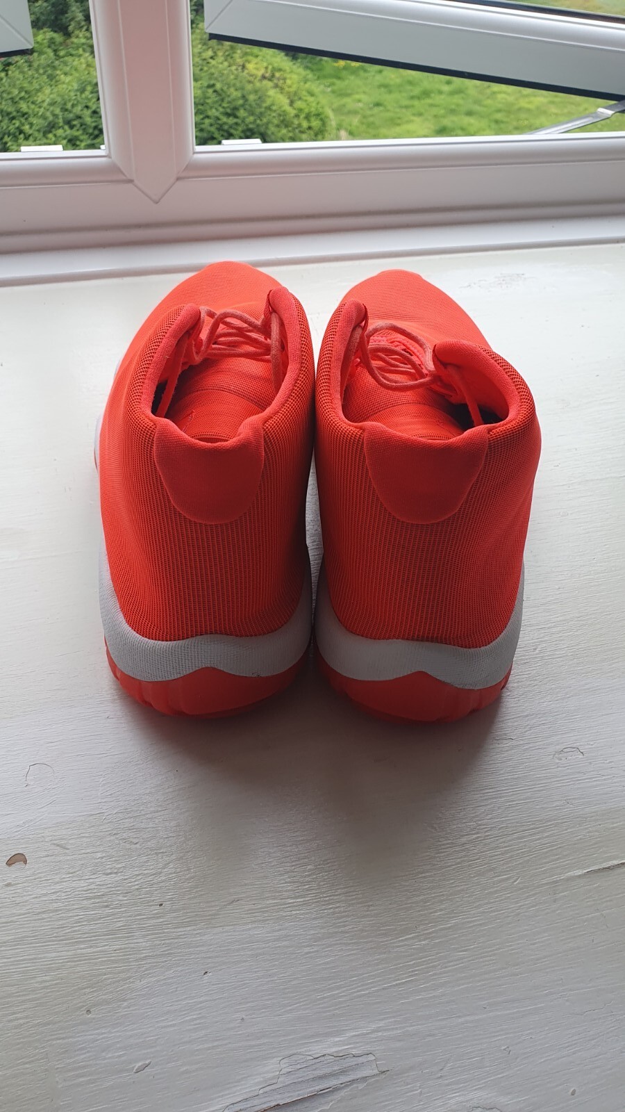 Nike Air Jordan Future UK 12 INFRARED 23-WHITE REFLECTIVE 2014 *Rare* image 4