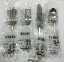 Medici by Gorham Sterling Silver 4 Piece Place Settings, New in Wrapper