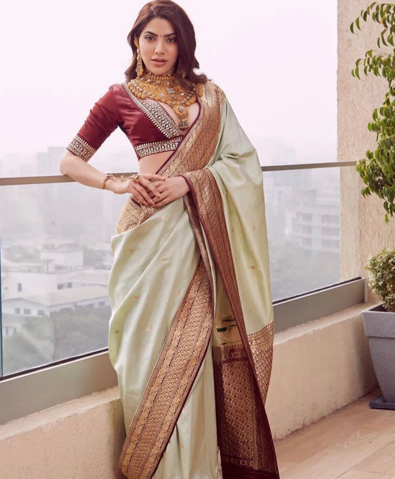 Silk saree for clearance wedding