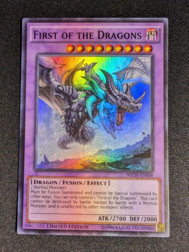 Yugioh - First of the Dragons NECH-ENS08 Limited Edition Super Rare NM