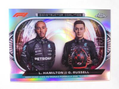 2022 Topps Chrome Formula 1 Hamilton Russell Constructor Coalition Card Mercede