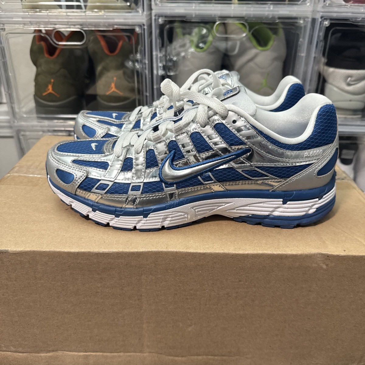 Nike P-6000 Shoe COURT BLUE / METALLIC SILVER (IQ9390 476) Mens