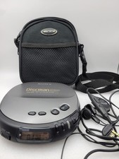 Sony Discman D-247 ESP Portable CD Player Anti-Skip DM19 Headphones Strand Bag 