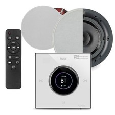 Powerline B50W Bluetooth Ceiling Speaker System for Home Audio - 2x QI65CB 6.5"