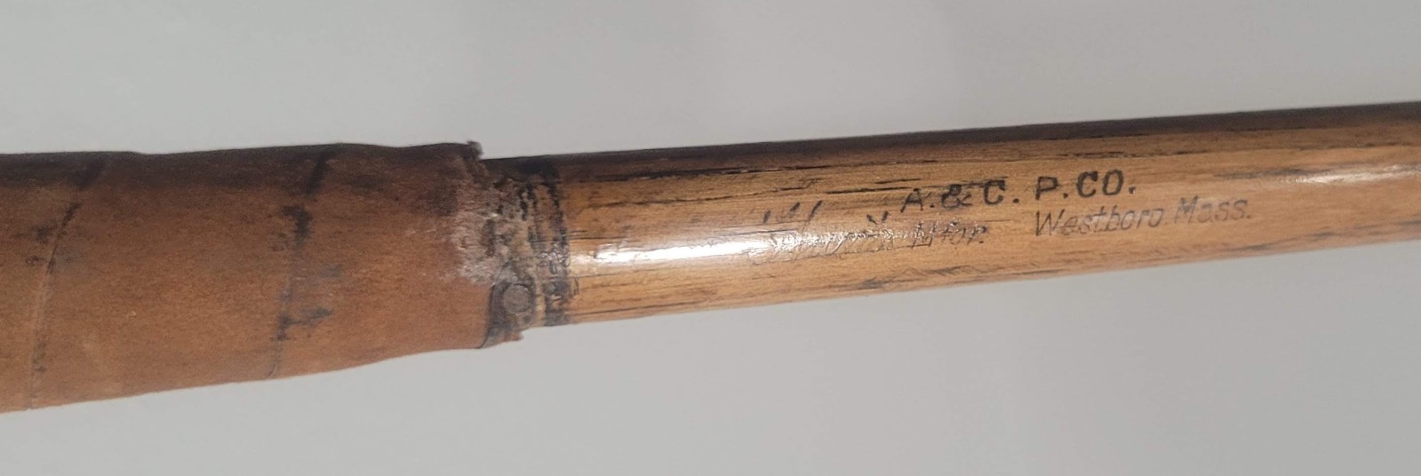 Antique Vintage Nicholls Model 107 Hickory Wood Shaft Golf Club Westboro Mass.