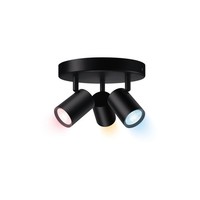 WiZ 871951455453500 Imageo 3Er Spots Deckenleuchte Tunable White & Color Schwarz