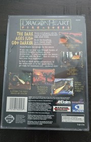 Dragonheart Fire & Steel (Sega Saturn) Video Game - Manual is cover only