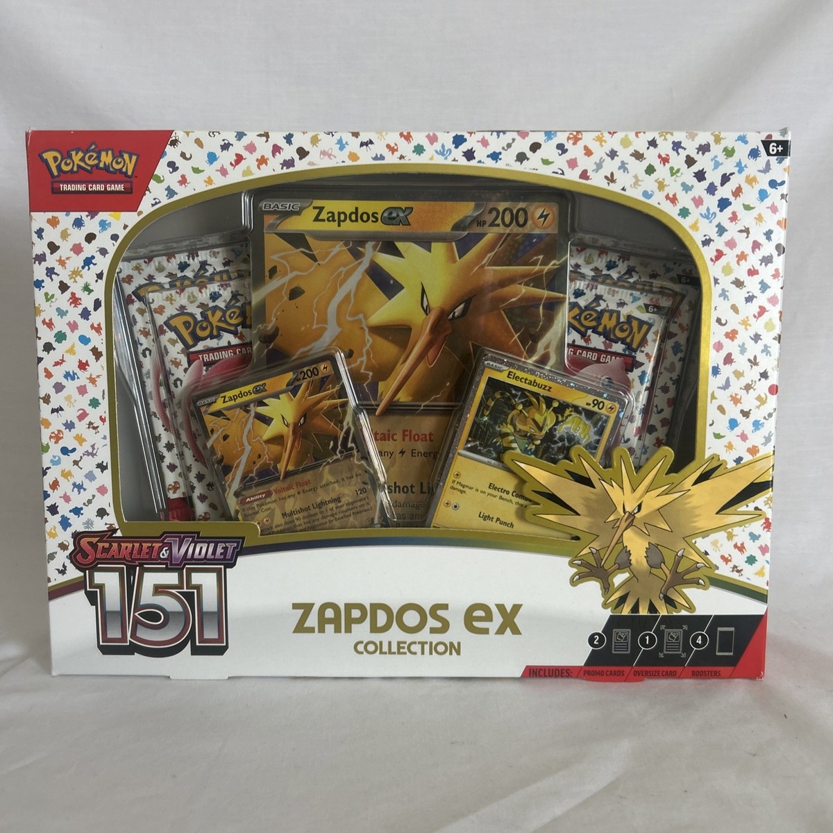 zapdos ex pokemon card price Amazon.com: Pokemon - Zapdos ex 192/165 - Pokemon 151 - Full Art Ultra Rare main image 1