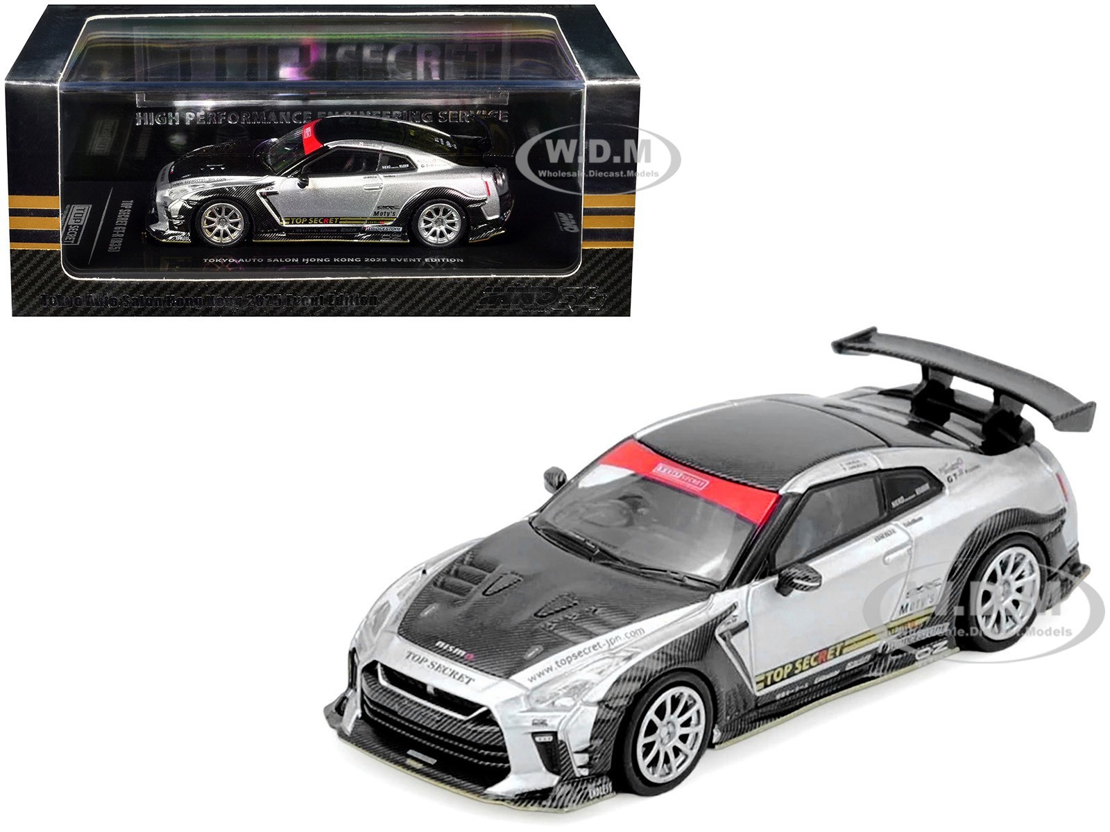 Nissan Gt-R (R35) Ts Rhd Silver Tashk 2025 1/64 Inno Models In64-R35Ts-Tashk25
