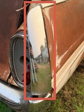 1962 Pontiac Catalina Safari Wagon Right Rear Quarter Tail Light Chrome Trim 1962 Pontiac Catalina Safari Wagon Right Rear Quarter Tail Light Chrome Trim