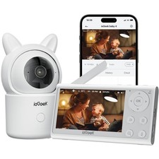 ieGeek 1080P Video Baby Monitor with 4.3" Screen, Wi-Fi Indoor Security Camera
