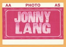 Jonny Lang 1999 Concert Tour ALL ACCESS Backstage Pass