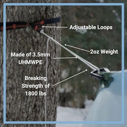 Haven Hammock Whoopie Slings with Ultralight Carabiners - Hammock Straps Green