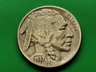 1937 S Buffalo Nickels. Better. Actual Coin. 5m Minted