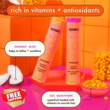 amika Nourish + Style Liter Set Fine-Thick Hair Soft Conditioned