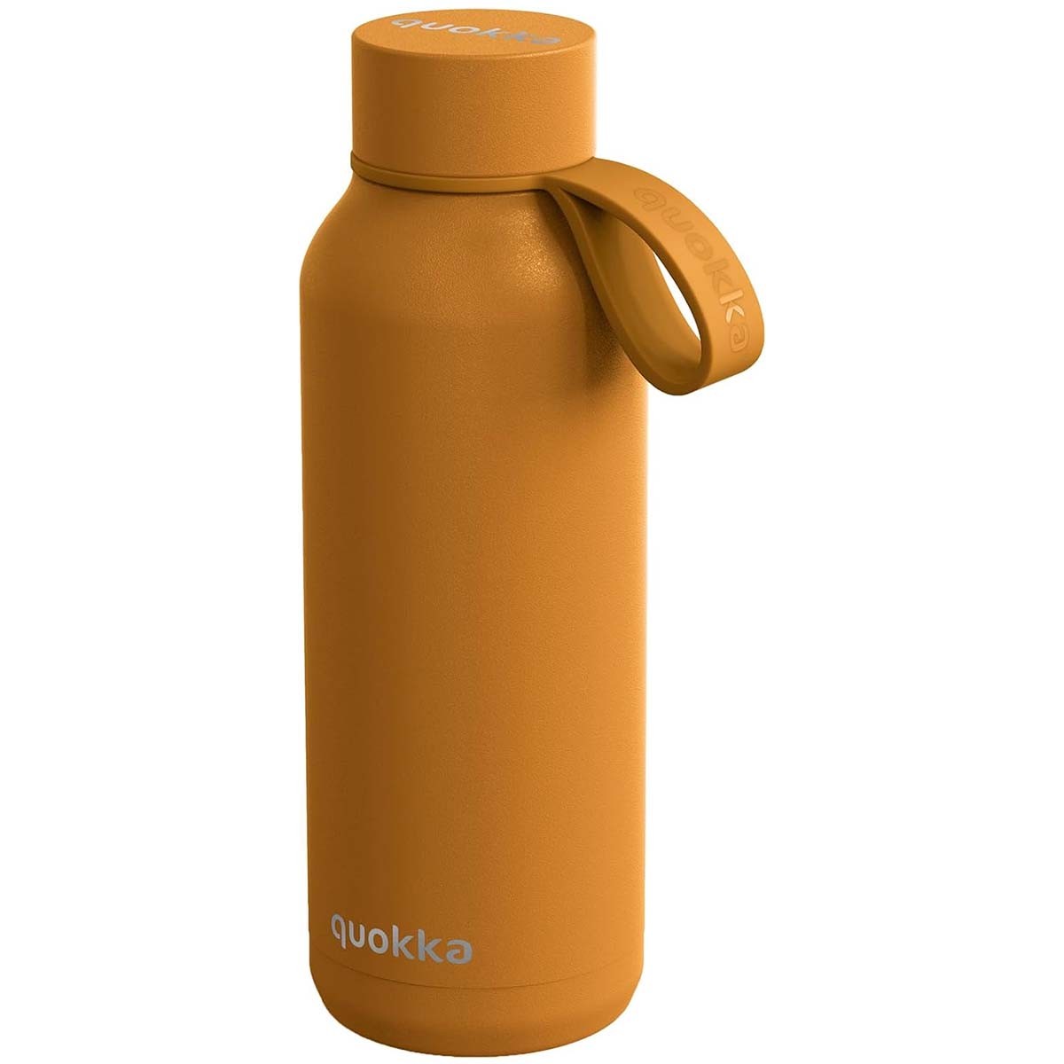 Gourde isotherme étanche 510ml Quokka bouteille jaune avec sangle