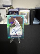 2026 Bowman Chrome Gage Stanifer #CPA-GS 1st Bowman Auto Aqua /125