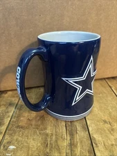 NFL Dallas Cowboys 14oz Relief Mug Navy Blue w/Cowboy Star Boelter 2014