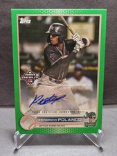2022 Topps Pro Debut Auto Green #PD190 Federico Polanco /99 Jupiter Hammerheads