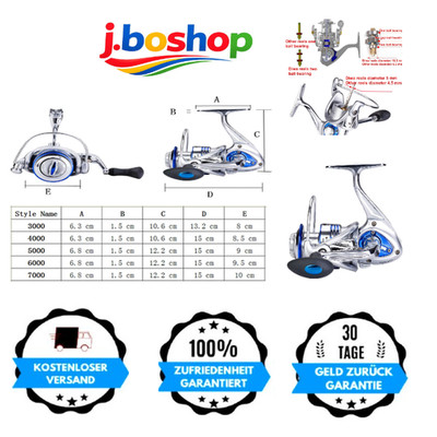 Diwa Spinnrolle 3000 4000 5000 60