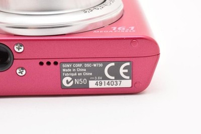 【新品】SONY Cyber-shot DSC-W730 ローズピンク　海外版 Sony Cyber Shot DSC W730 Rose Pink Digital Camera 16.1MP Compact