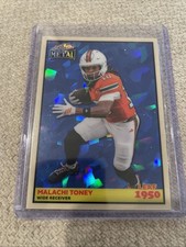 2026 Leaf Metal Football Malachi Toney Blue Ice #d 2/5