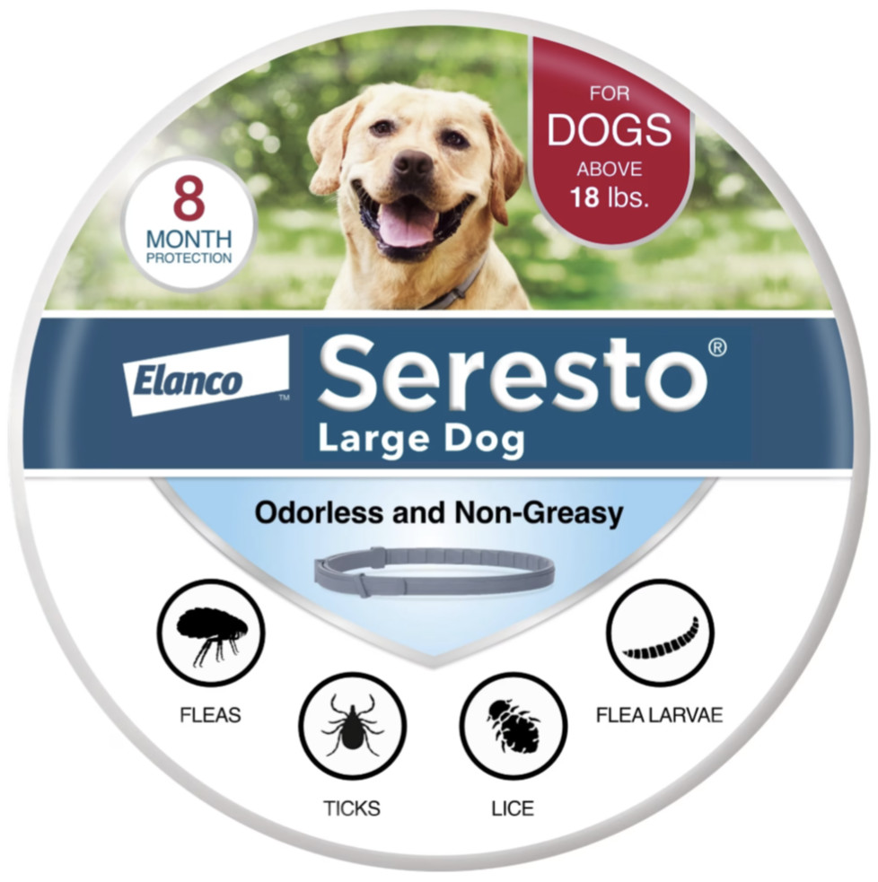 Seresto Flea & Tick Collar 8 Months Protection LARGE Dogs above 18lbs - Sealed