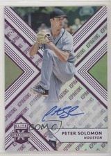 2018 Panini Elite Extra Edition Aspirations Purple 1/50 Peter Solomon Auto 0c6