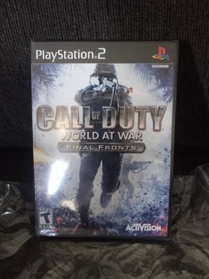 2008 Call Of Duty World At War Final Fronts Playstation 2 New Sealed