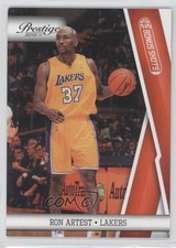 2010-11 Prestige Bonus Shots Orange 326/499 Metta World Peace Ron Artest #52 0a1