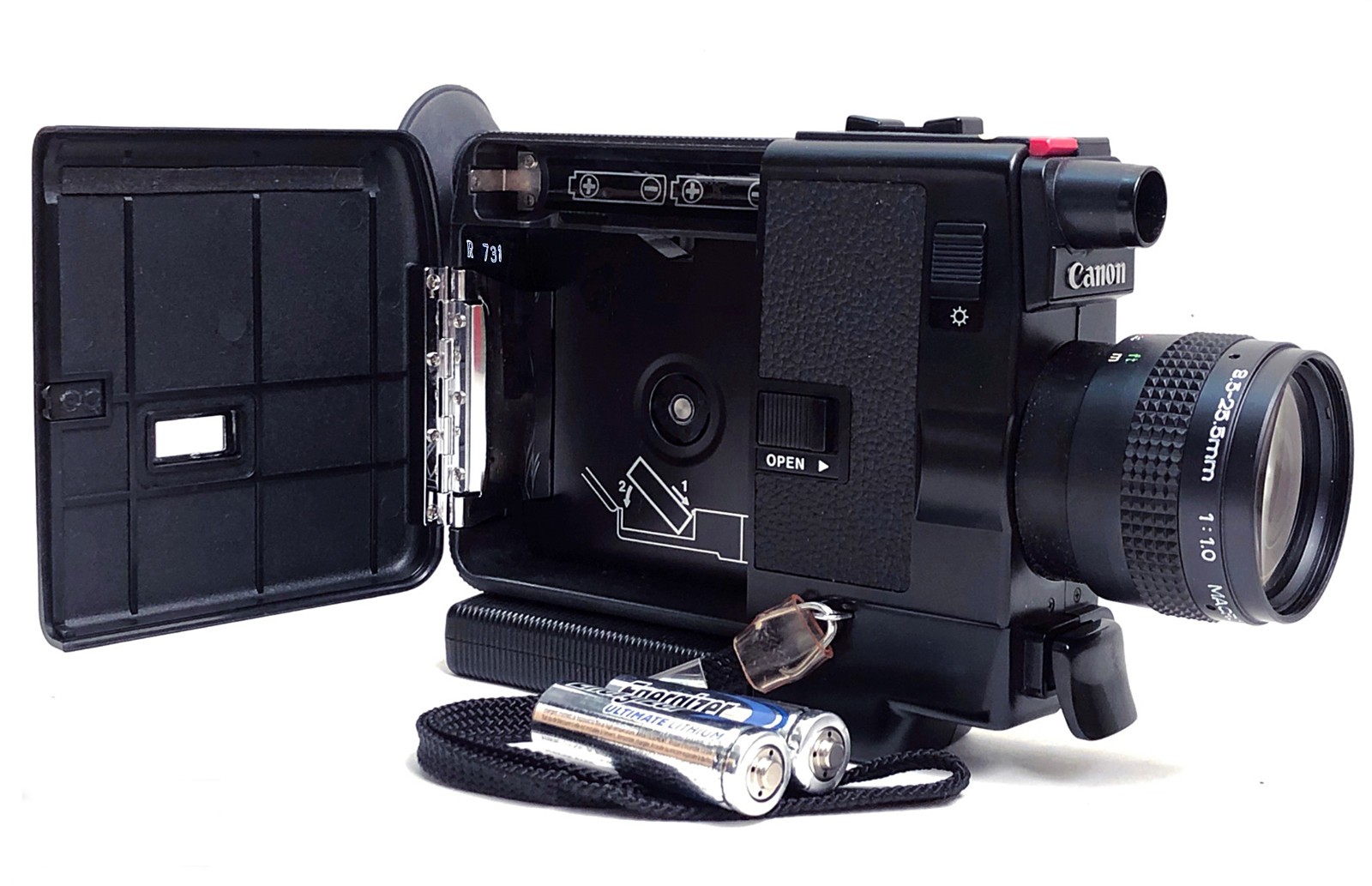 Canon 310xl Super 8 Movie Camera f/1.0 lens Fully Working Film Tested MINT Boxed