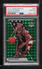 2019 Mosaic USA Basketball Green Prizm Scottie Pippen #256 PSA 10 GEM MT HOF lz7