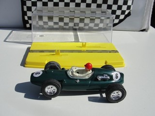 1960'S REPROTEC COOPER F1 GREEN. #6. 5010 1:32 SLOT USED BOXED